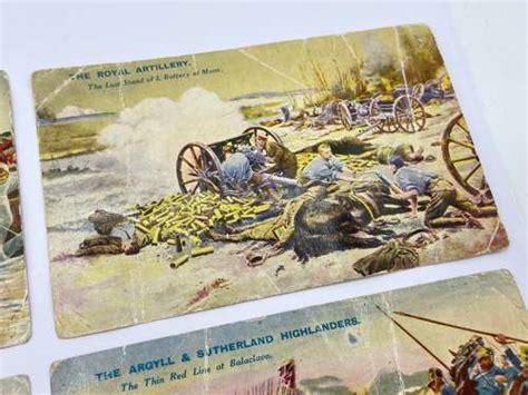 WW2 Battles For The Flag 1939 Issue Trading Cards Of Famouse Battles