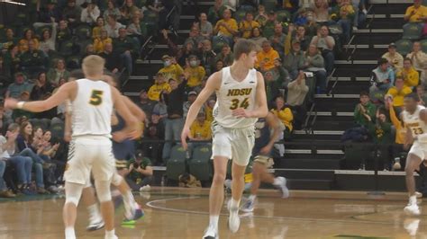 NDSU Men's Basketball Takes Over Second in Summit League - KVRR Local News