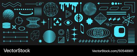 Geometry elements set Royalty Free Vector Image