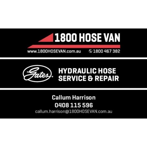 Personalised Equipment Sticker - 1800 HOSE VAN