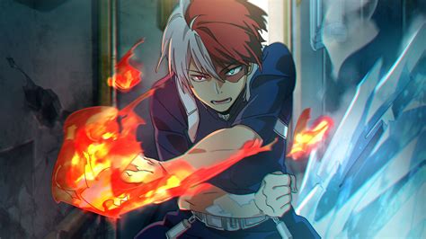 Desktop Wallpaper Shouto Todoroki, Boku No Hero Academia, Anime Boy ...