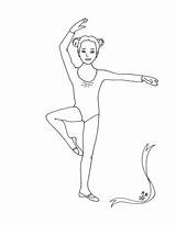 Ballet Dance Coloring Pages Free Printable PDF sketch template