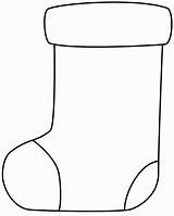 Printable Stocking Coloring Page  And Enjoyable Learning sketch template