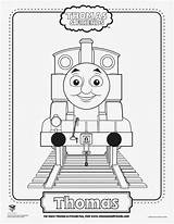 Thomas The Train Coloring Pages Printable sketch template