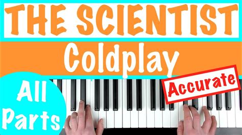 How to play THE SCIENTIST - Coldplay Piano Chords Tutorial - YouTube