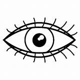 Eyeball Coloring Page » Turkau sketch template