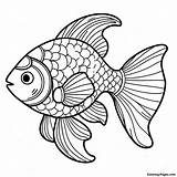Goldfish Coloring Page  Pagescom sketch template