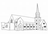 Coloring Page Church  Free Printables Img 27180 sketch template