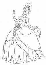 Tiana Coloring Pages PDF  Coloringfoldercom sketch template