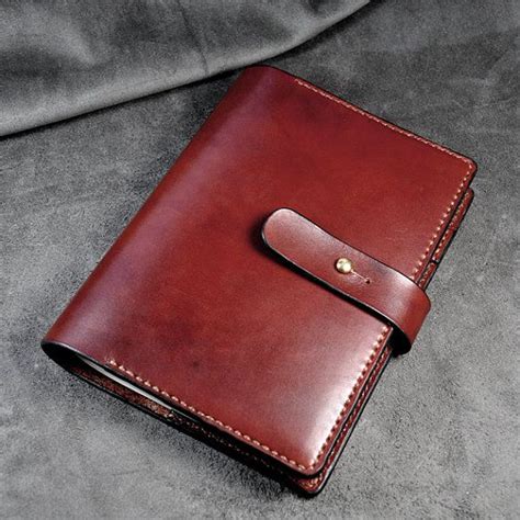 A5 Leather Journal Diary Notebook / notepad/ vegetable tanned | Etsy ...