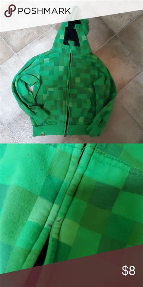 Creeper Mask hoodie in 2020 | Creeper hoodie, Creepers, Minecraft ...