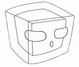Simple Minecraft Slime coloring Page  Download Print Or Color Online sketch template