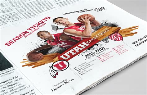 University of Utah Men's Basketball on Behance