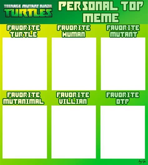 TMNT 2012 Personal Top Meme by AngGrc on DeviantArt