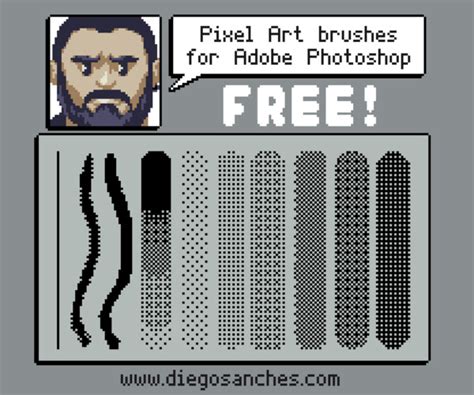 ArtStation - Photoshop Pixel Art Brushes | Brushes