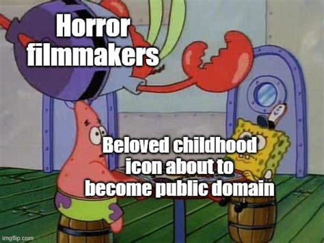 Can't wait for the Steamboat Willie horror film : r/BikiniBottomTwitter