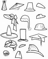Hat Coloring Page For Kids  Home sketch template