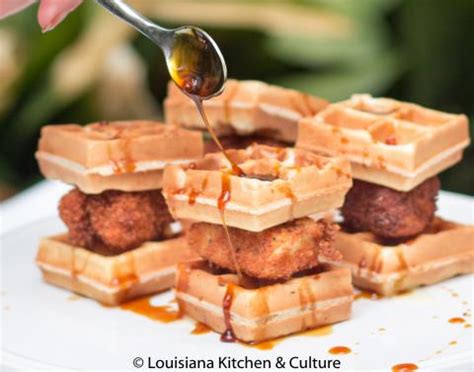 Fried Chicken and Waffles Sliders | Louisiana Kitchen & Culture