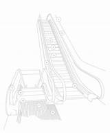 Escalator Coloring Pages sketch template