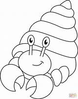 Cute Hermit Crab coloring Page  Free Printable Coloring Pages sketch template