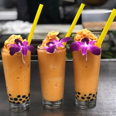 Thai tea boba or no boba https://ift.tt/2FtyUiV | Thai sushi, Thai tea boba, Thai cuisine