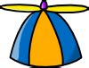 Propeller Hat clip art (105648) Free SVG Download / 4 Vector