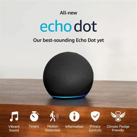 Parlante Altavoz Inteligente Echo Dot 5 Con Alexa - GADGETSTORE.EC