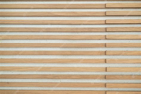 Premium Photo | Wood battens wall pattern texture. interior design decoration background