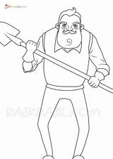 Hello Neighbor Coloring Pages 22 New Images Free Printable sketch template