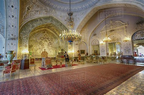 Golestan Palace, UNESCO World Heritage Site, Salam Hall, Tehran ...