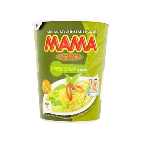 MAMA Cup Noodles Green Curry Flavour 70g x 12 | FH Global Foods