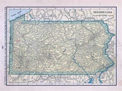 1920's Pennsylvania Maps