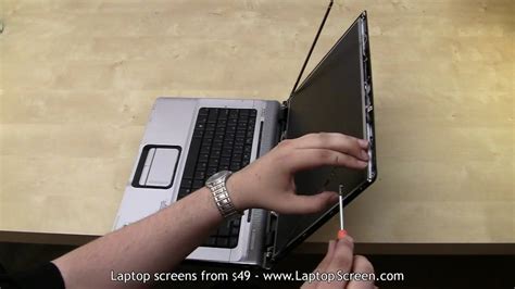 Laptop screen replacement / How to Repair (replace) LCD screen in a laptop - YouTube