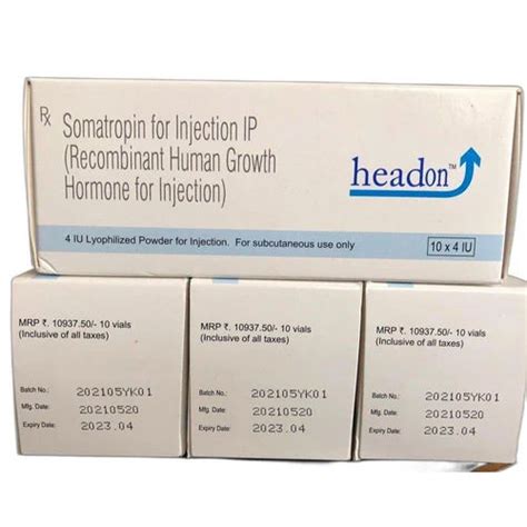 Headon Somatropi Injection - Storage Instructions: Keep In A Cool & Dry Place at Best Price in ...