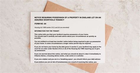 How to serve valid Section 21 Notice Form 6A • The Independent Landlord