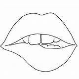 Free Printable Coloring Pages Lips  Lipstutorialorg sketch template