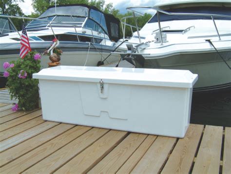 Fiberglass Dock Boxes | Taylor Made