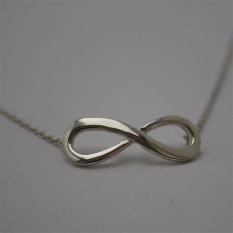 925 Sterling Silver Infinity Symbol Necklace | B M Jewellery