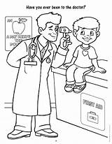 Doctors Office Coloring Pages sketch template