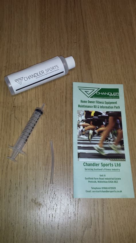 Treadmill Lubrication Maintenance Kit - Chandler Sports