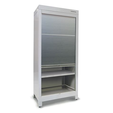 900mm Tambour door cabinet