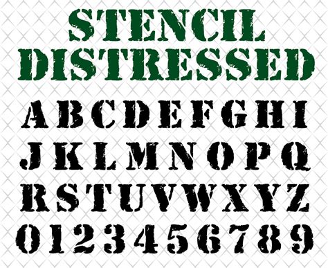 Stencil Font фото в формате jpeg, основная коллекция находится тут