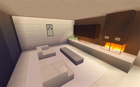 8 Small Modern Living Room Design Minecraft Map