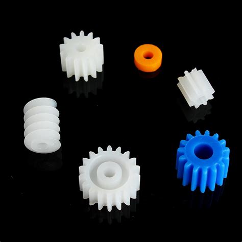New 26pcs Plastic Spindle Worm Motor Gear Set And Sleeves 2mm 2.3mm 3mm ...