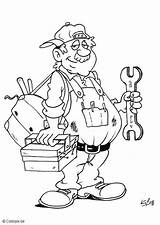 Plumber Coloring Pages  Learny Kids sketch template