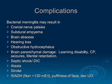 Meningitis In Children