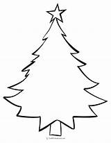 Christmas Coloring Tree sketch template