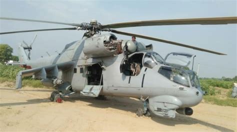 IAF’s Mi-35 helicopter makes emergency landing at Rajasthan’s Hanumangarh due to technical issue ...