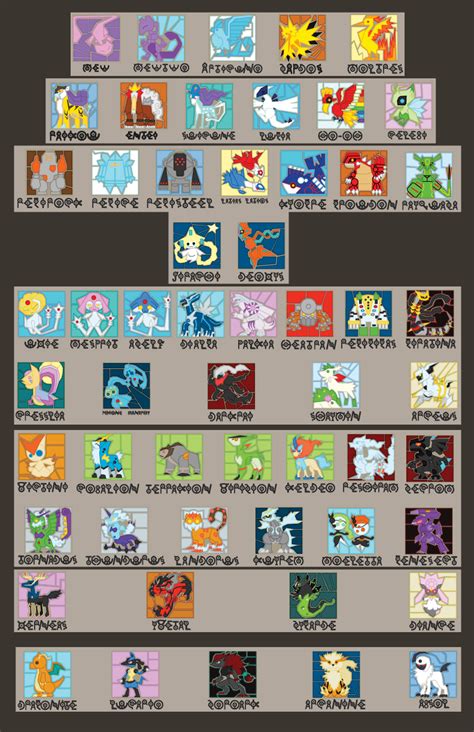 Legendary Pokemon Poster by the-pirate-heart on DeviantArt