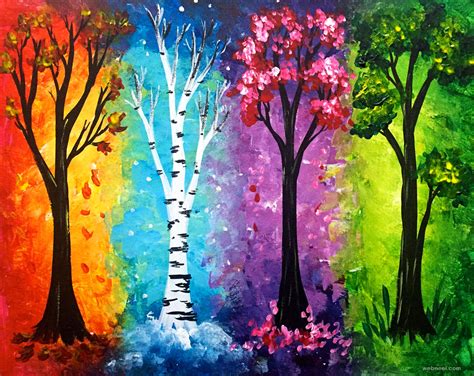 35 Stunning and Beautiful Tree Paintings for your inspiration